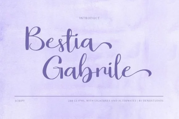 Bestia Gabrile Font