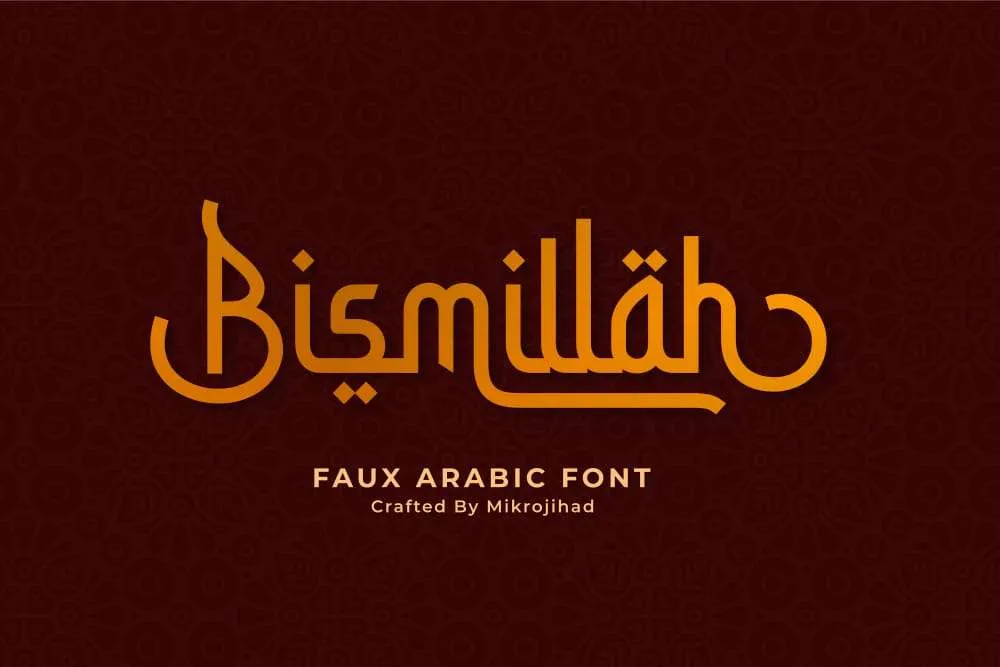 Bismillah Font