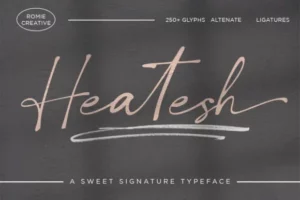 Heatesh Font