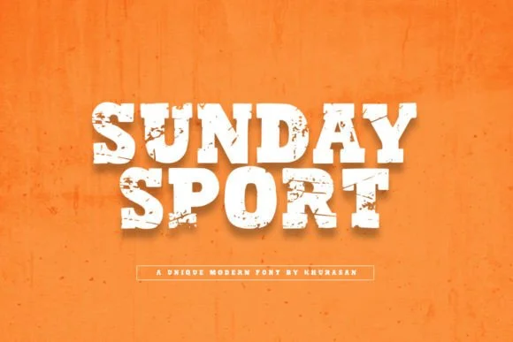 Sunday Sport Font
