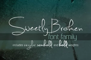 Sweetly Broken Font