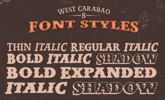 West Carabao Font
