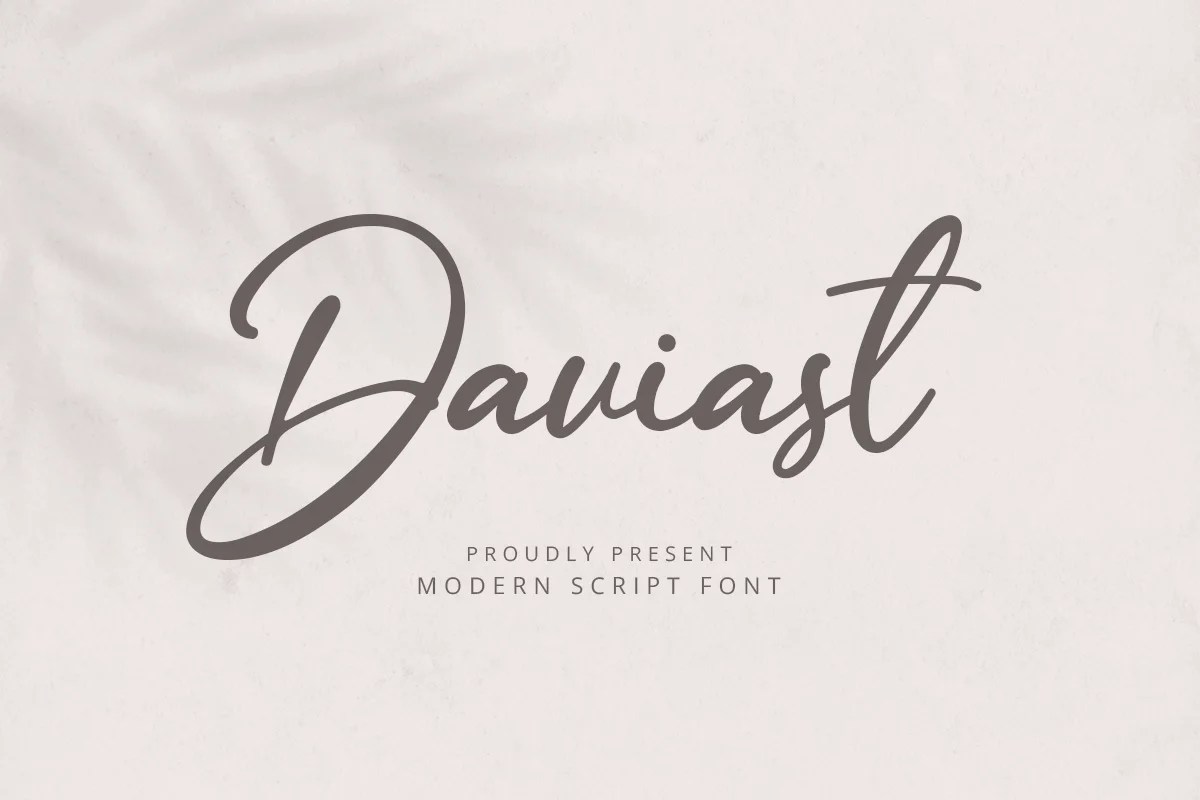 Daviast Font