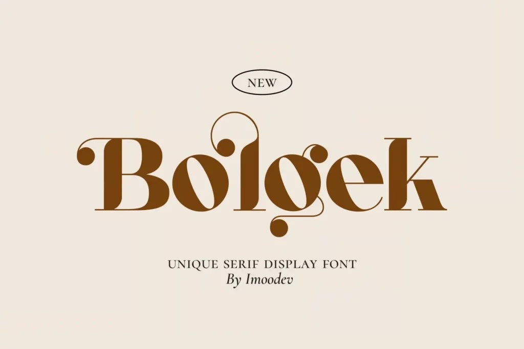 Bolgek Font