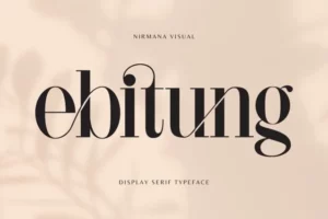 Ebitung Font