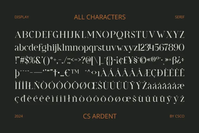 Ardent Font