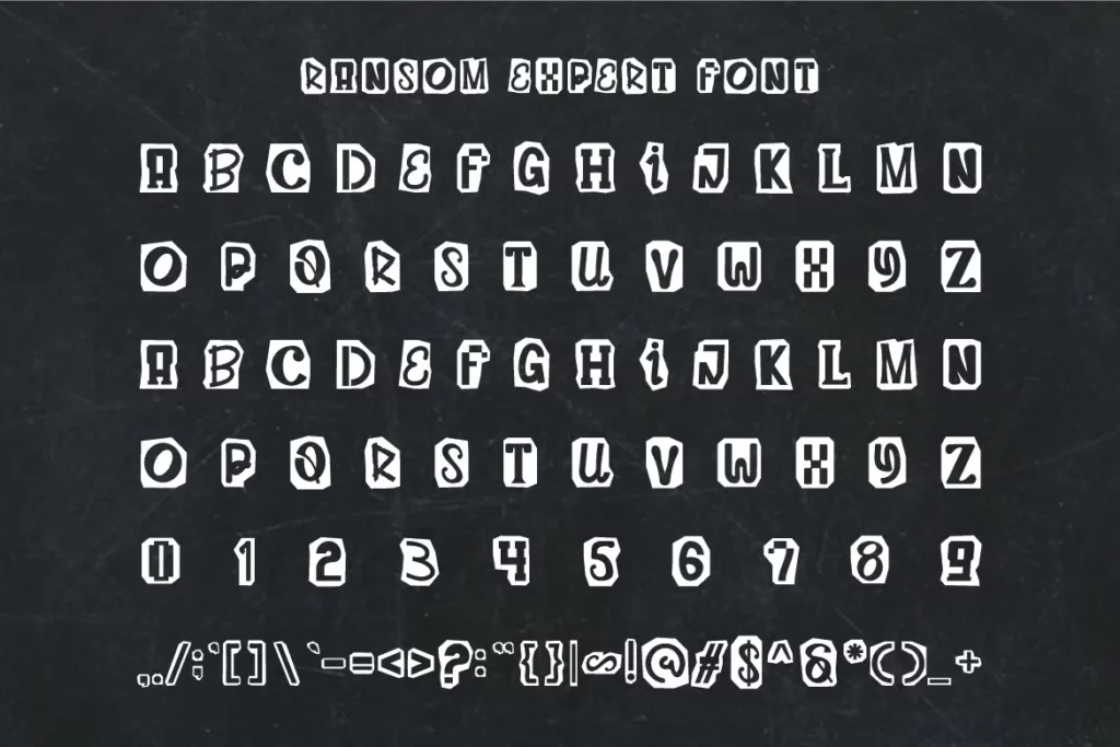 Ransom Expert Font