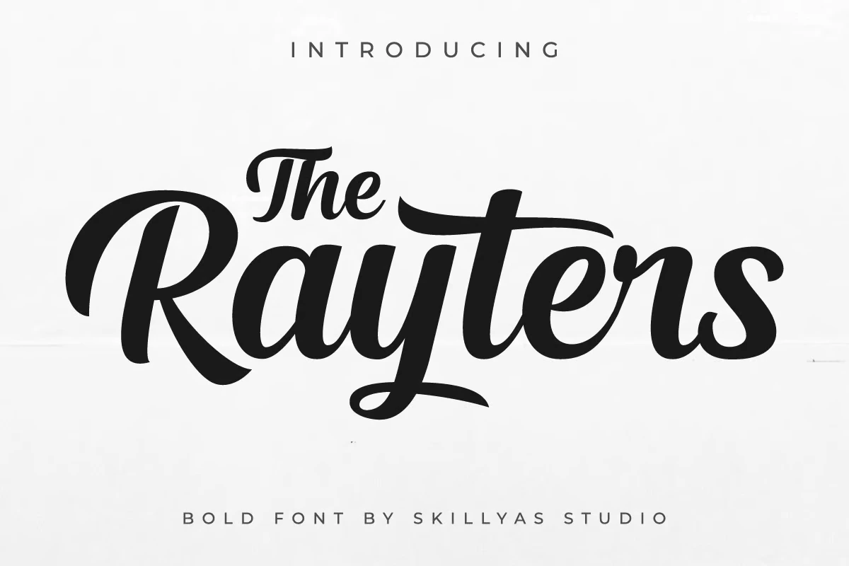 Rayters Font