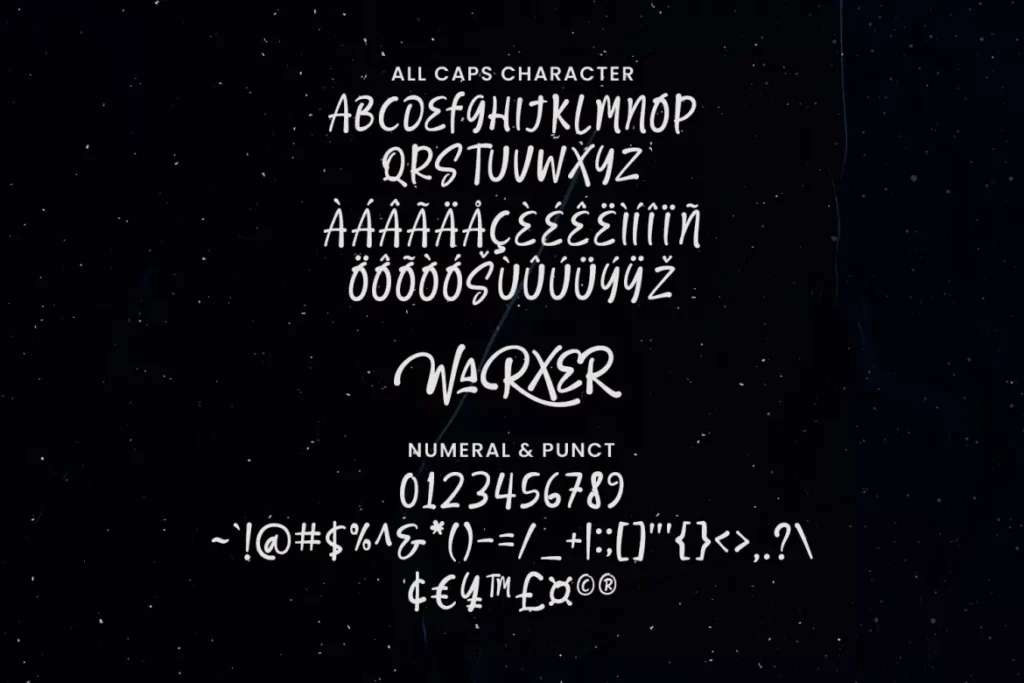 Warxer Font