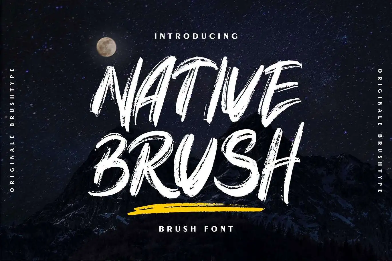 Native Brush Font