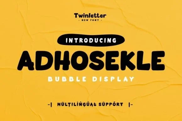 Adhosekle Font