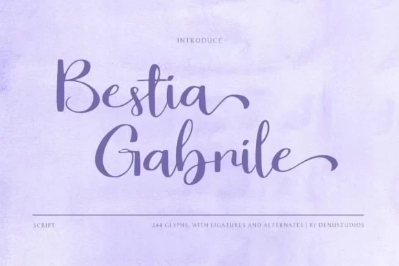 Bestia Gabrile Font