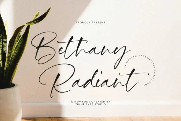 Bethany Radiant Font