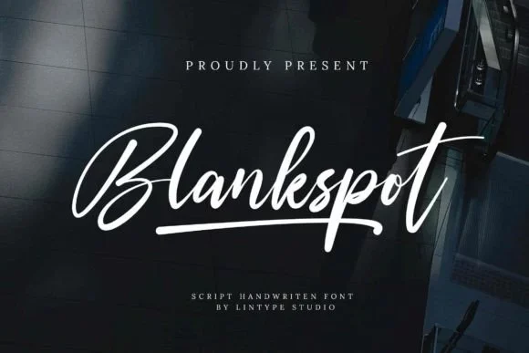 Blankspot Font