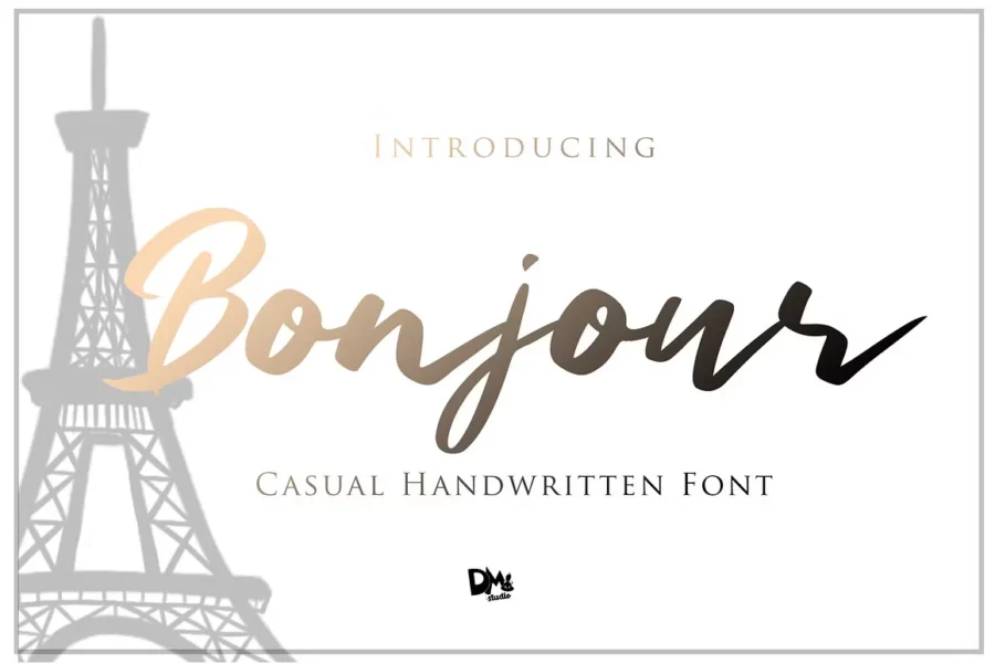 Bonjour Font