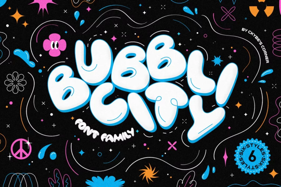 Bubblicity Font