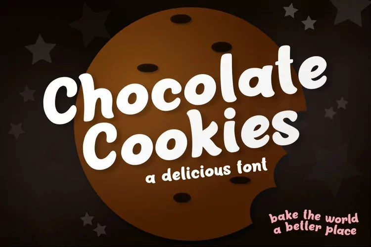 Chocolate Cookies Font