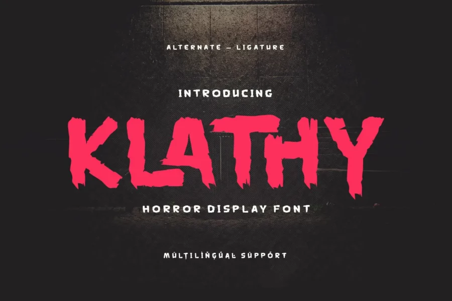 Klathy Font