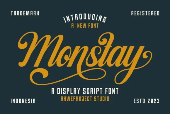 Monstay Font