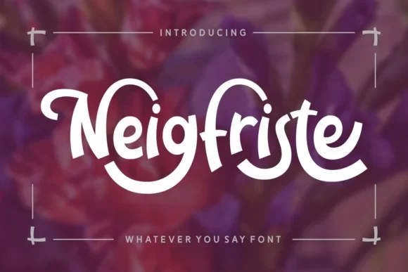 Neigfriste Font