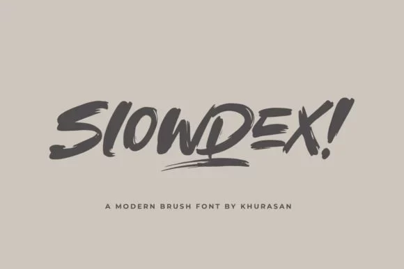 Slowdex Font