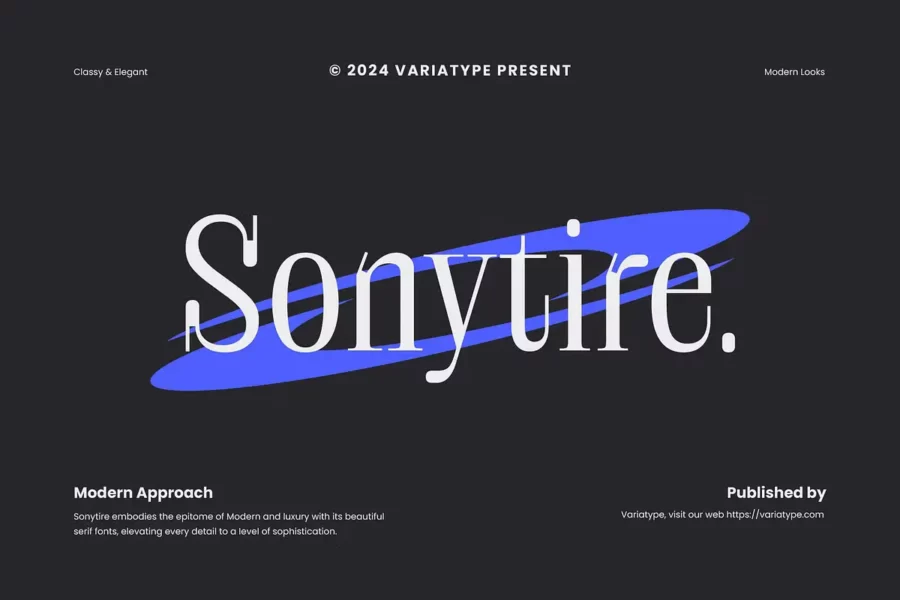 Sonytire Font